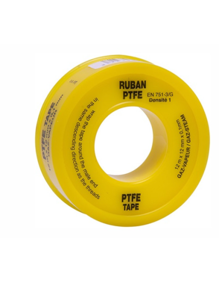 Teflon tape for gas12mmx12mx0.1mm 815205, GĀZEI - 1