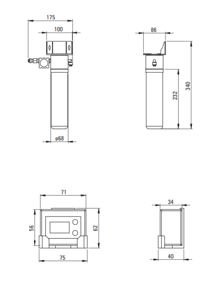 copy of Deante Magnetic Kitchen tap, with water filter connection, with elastic spout BRM_C75M - 5