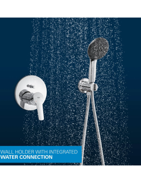 Grohe QuickFix Start - dušas komplekts iebūvējams, diametrs 25 cm, 2 smidzināšanas režīmi, hroms 25292000 - 5
