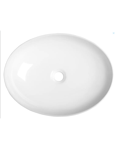 Sapho Ofelie washbasin 52x40 cm, without tap hole, without overflow, white AR433 - 4