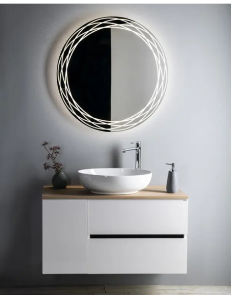 Sapho Ofelie washbasin 52x40 cm, without tap hole, without overflow, white AR433 - 6
