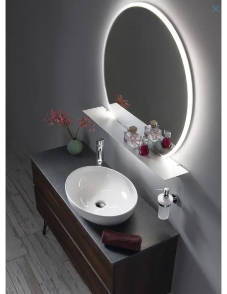 Sapho Ofelie washbasin 52x40 cm, without tap hole, without overflow, white AR433 - 7