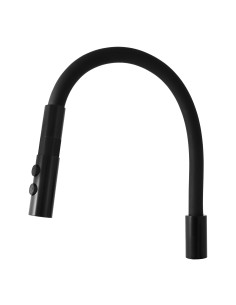 Flexible spout with shower BLACK MATT - Barva černá matná
