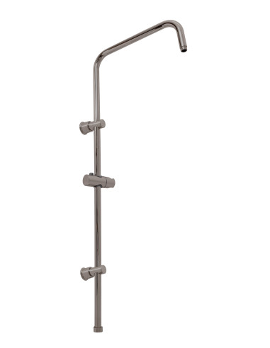 Shower bar for mixers with head and hand shower...