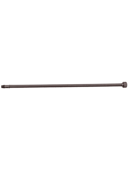 painduv voolik (metalllõõts) M10x1 G 1/2 - pikkus 40 cm - harjatud metallhall, IT0438MGK