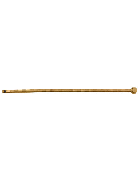 painduv voolik (metalllõõts) M10x1 G 1/2 - pikkus 40 cm - harjatud kuldne, IT0438ZK