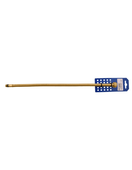painduv voolik (metalllõõts) M10x1 G 1/2 - pikkus 40 cm - harjatud kuldne, IT0438ZK