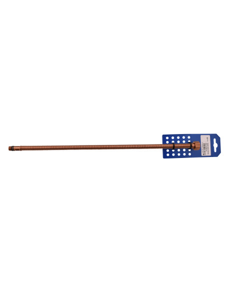 Painduv voolik (metallist lõõts) M10x1 G 1/2 - pikkus 35 cm - harjatud kuldne roosa, IT0012ZRK