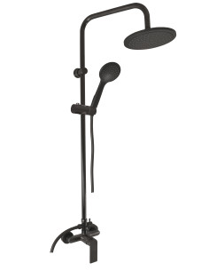 NIL Dušisegisti pea- ja käsidušiga - vahe 150 mm - must... 2