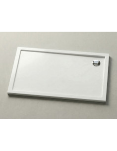 Dušas paliktnis QZ-120 1200x900mm, balts
