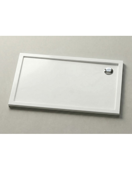 Dušas paliktnis QZ-120 1200x900mm, balts