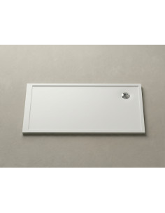 Dušas paliktnis QZ-145R1450x800mm, labais, balts