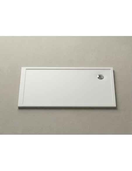 Dušas paliktnis QZ-145R1450x800mm, labais, balts