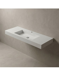 Izlietne F-1200 1200x450x80mm, balta