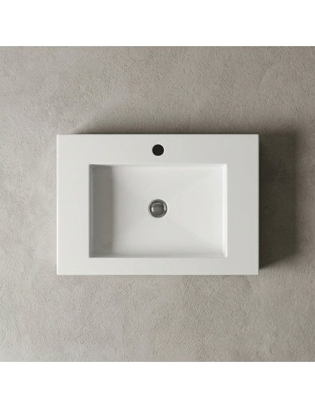 Izlietne F-600 600x450x80mm balta