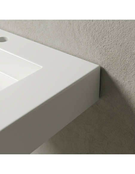 Izlietne F-600 600x450x80mm balta