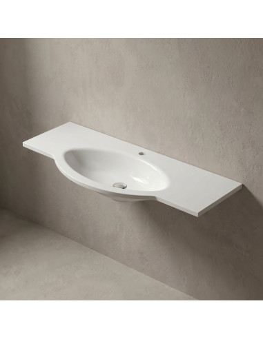 Izlietne L-1300 1285x522mm balta