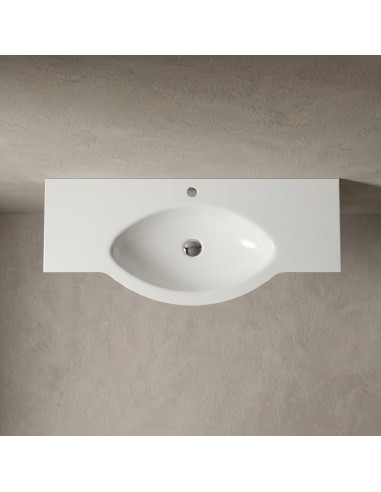Izlietne L-1300 1285x522mm balta