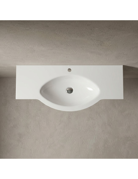 Izlietne L-1300 1285x522mm balta