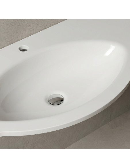 Izlietne L-1300 1285x522mm balta