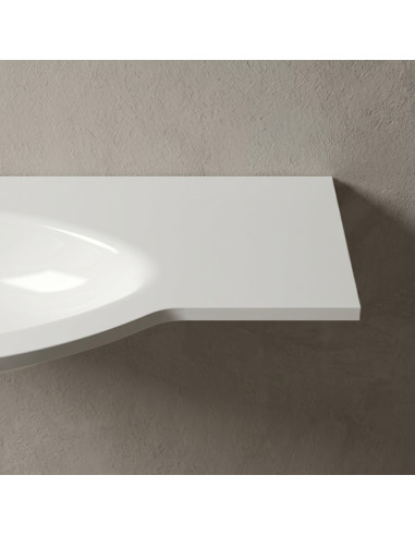 Izlietne L-1300 1285x522mm balta