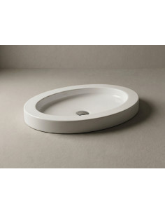 Izlietne OVAL 700x450mm balta