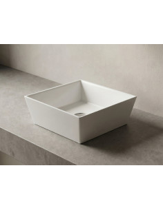 Izlietne Quadro 45 445x445x155mm balta
