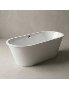 Vanna ACCENT 1670x710mm, balta, bez pārplūdes 2