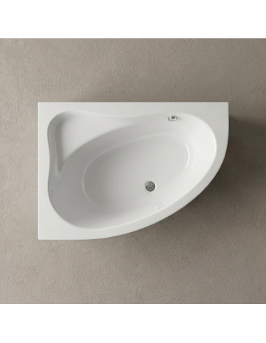 Vanna MIA 1400x900mm, kreisā, balta