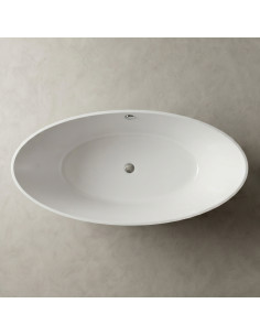 Vanna BEIRA 1 1935x810mm ar pārplūdi, balta matēta 2