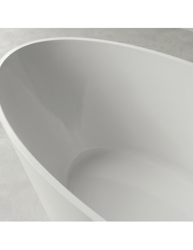 Vanna BEIRA 2 1855x783mm ar pārplūdi, balta matēta