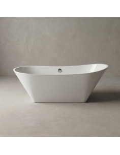 Vanna CALIPSO 1720x770mm ar pārplūdi, balta matēta