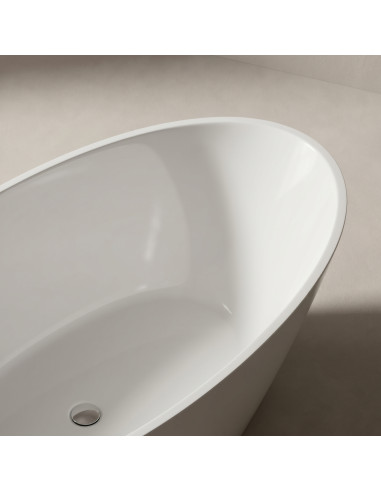 Vanna CARMENTA 1840x760mm bez pārplūdes, balta matēta