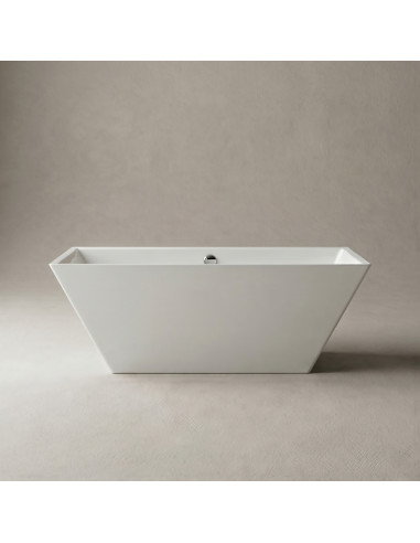 Vanna ERUNNA 1 1752x805mm ar pārplūdi, balta matēta