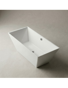 Vanna ERUNNA 1 1752x805mm bez pārplūdes, balta matēta 2