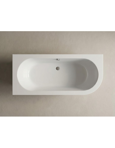 Vanna EVENTO 3L 1750x750mm, kreisā, balta matēta
