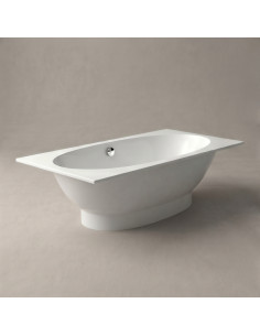 Vanna GEMMA 3 1950x1010mm, labā puse, balta