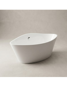 Vanna IRIS 1810x780mm ar pārplūdi, balta 2