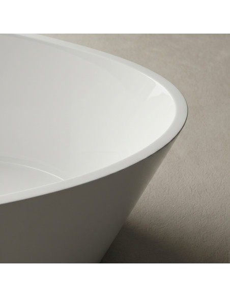Vanna IRIS 1810x780mm ar pārplūdi, balta