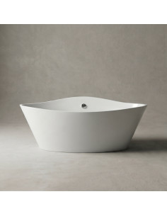 Vanna IRIS 1810x780mm ar pārplūdi, balta matēta