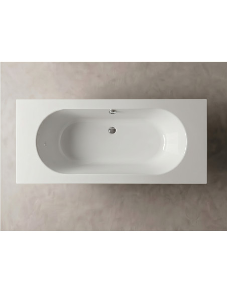 Vanna Projecta 1650-1900x800mm adjustable, balta matēta