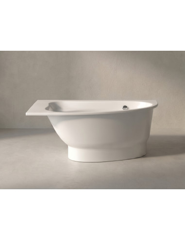 Vanna TREVI L 1500x950mm, kreisā, balta matēta