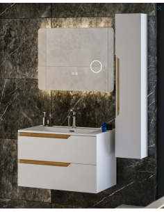 Spogulis ar LED apgaismojumu un apsildi, 60x80 cm, grima spogulis 50324021 - 3 2