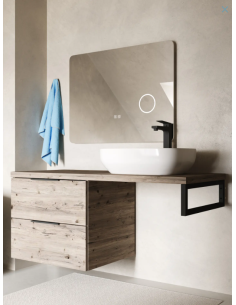 Spogulis ar LED apgaismojumu un apsildi, 60x80 cm, grima spogulis 50324021 - 3