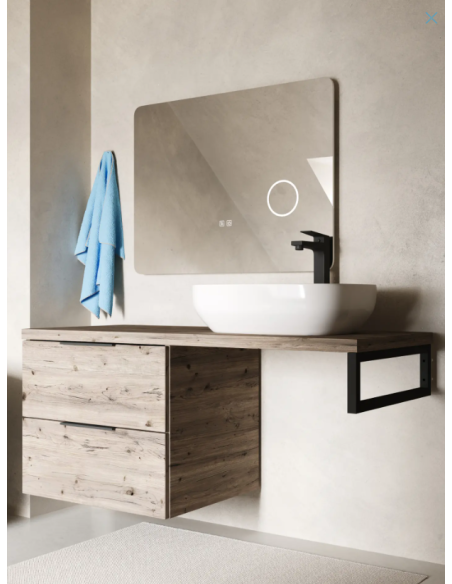 Spogulis ar LED apgaismojumu un apsildi, 60x80 cm, grima spogulis 50324021 - 3