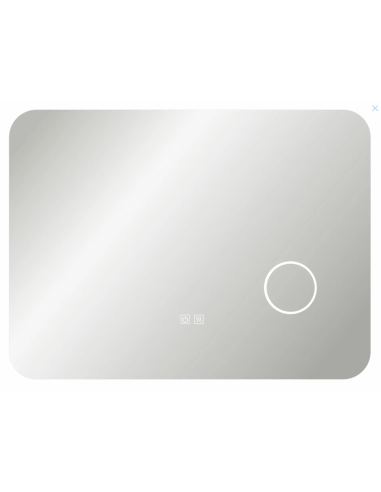 Spogulis ar LED apgaismojumu un apsildi, 60x80 cm, grima spogulis 50324021 - 6
