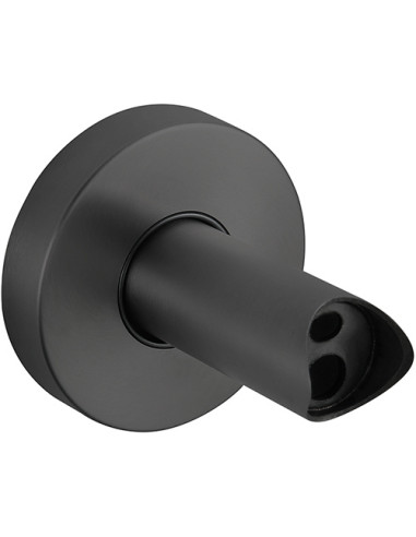 copy of Heated towel rail 1180 mm, bar, 30W, stainless steel, black 704151010 - 1