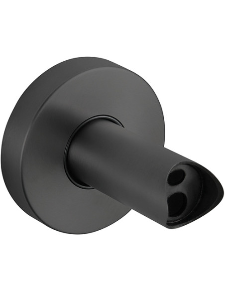 copy of Heated towel rail 1180 mm, bar, 30W, stainless steel, black 704151010 - 1