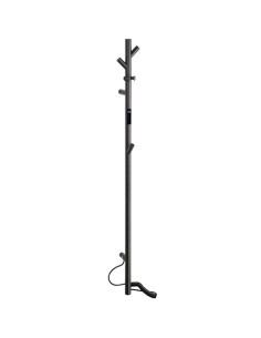 Apsildāmais dvieļu žāvētājs VERTEX, 1400 mm, stienis, 35 W, nerūsējošais tērauds, melns - 1