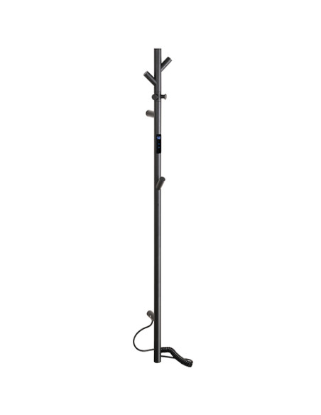 Apsildāmais dvieļu žāvētājs VERTEX, 1400 mm, stienis, 35 W, nerūsējošais tērauds, melns - 1